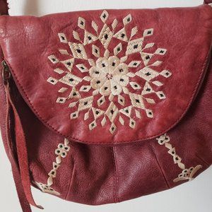 Limited edition Lucky Brand embroidered cross body